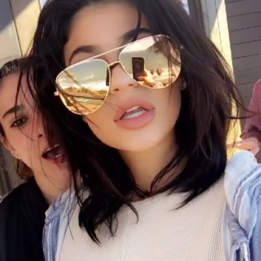 QUAY Australia d Demi Perkins aviator sunglasses
